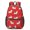 White Cat and Dot Red Pattern, variant on Kawaii Cat Pink Pattern 17" Waterproof Oxford School Backpacks for Teens, S-Shape Padded Straps, for School, Travel, Hiking, Camping