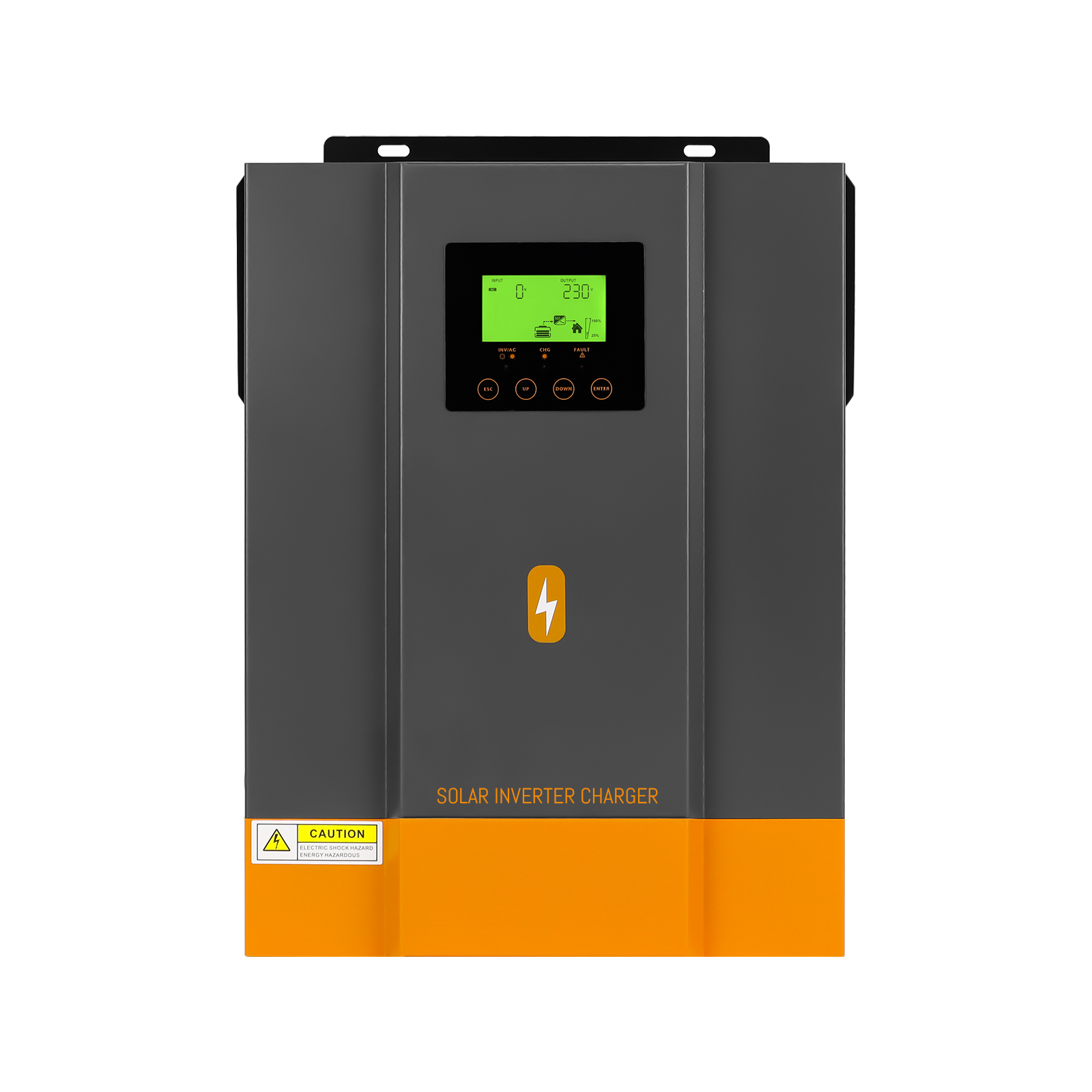 PowMr MPPT 80A Solar Charger 3000W Inverter DC 24V Wide Voltage LCD Display Hybrid Solar Inverter 220V AC Solar Panel PV 450Vdc
