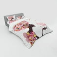 thumbnail image 3 of Ambesonne Summer Bedding Set 3 Pcs, Butterflies Blossoms, Twin, Multicolor, 3 of 3