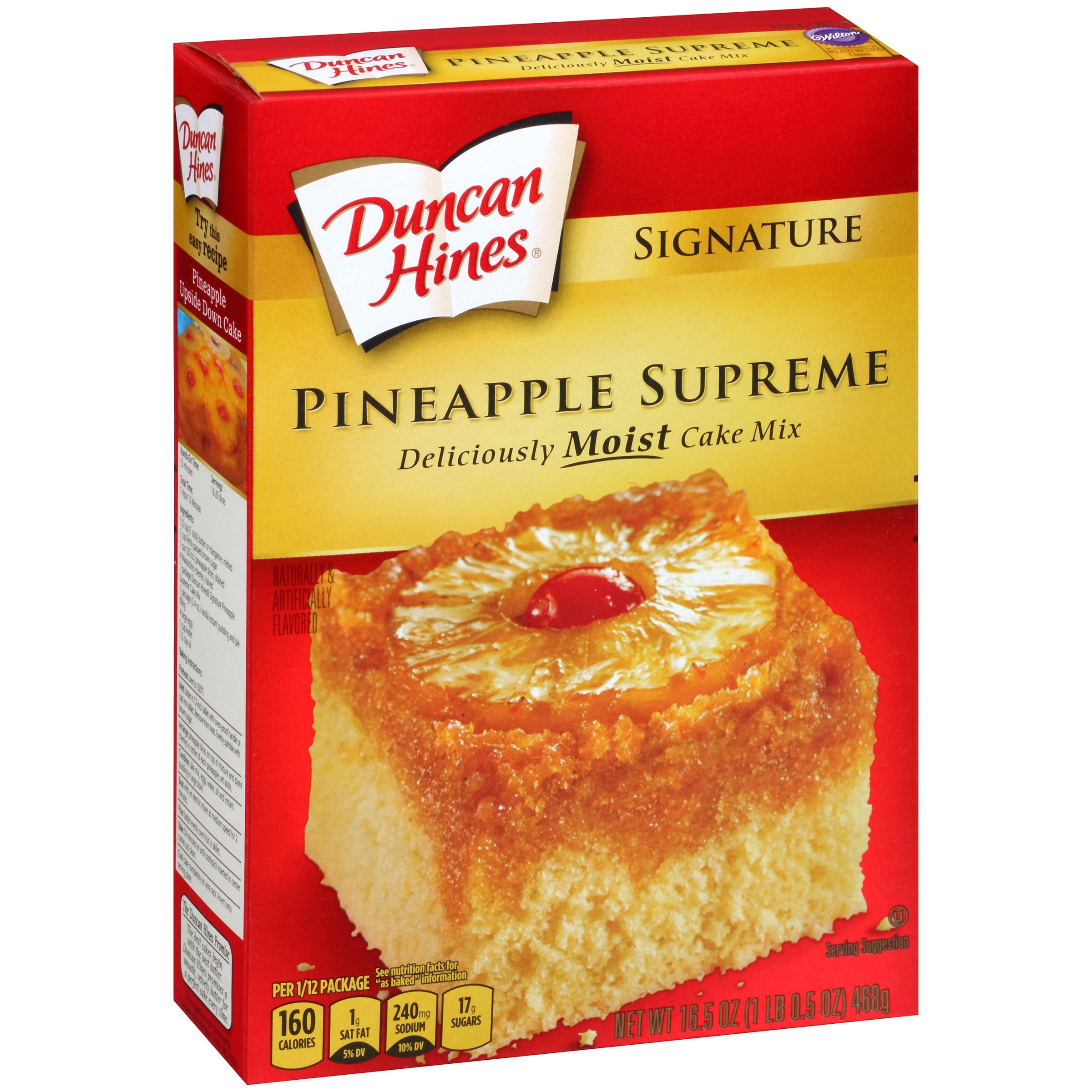 Duncan Hines Moist Deluxe Pineapple Supreme Cake Mix 18 25 oz Walmart com