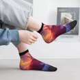 thumbnail image 2 of Fuzoiu Sunset Cloud Corgi Print Adult Socks, Crew Moisture-wicking Socks, Unisex Cushion Crew Socks,Casual Sports Ankle Socks, 2 of 7