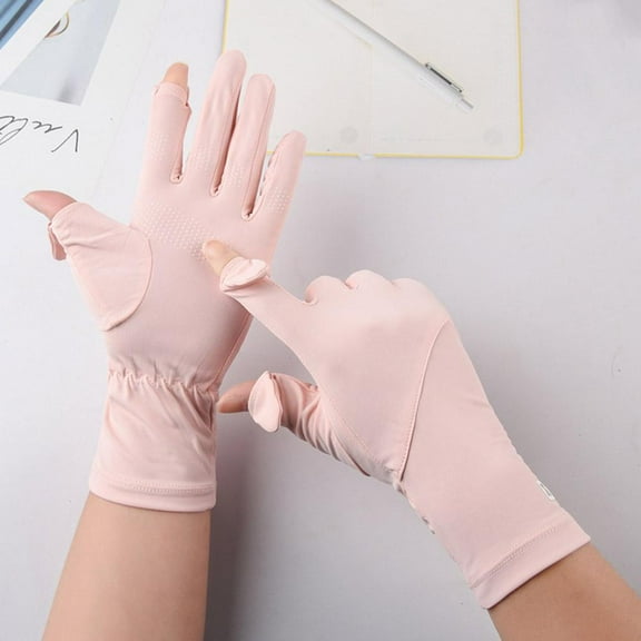 FurNest Summer-Uv-Sun-Protection Gloves Long Driving-Gloves Full Finge Sunbloc