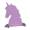 Personalized Unicorn Head Purple Earring Holder