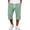 Light Green, variant on Men's Pants Elastic Waist Drawstring 3/4 Length Solid Textured Knit Loose Soft Breathable Summer Bottoms for Gym Workout Weekend Outings and Active Days Navy XL