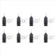 thumbnail image 1 of 8X Alarma de Viaje Perimetral, Alarma de Viaje Calibre 12 Dispositivo de Alarma de Cable para Viaje de Campamento, DisuasióN de Osos, Alarma de Viaje de Seguridad para Campamento A, 1 of 8