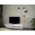 thumbnail image 5 of Modern TV Stand for TVs up to 75", White Finish, 5 of 5