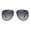 Gold / Gradient Grey, variant on Women's Polarized Aviator Sunglasses, Metal Frame Pilot UV400