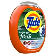 Tide Power Pods Laundry Detergent Packs with Febreze, Botanical Rain, 45 Count