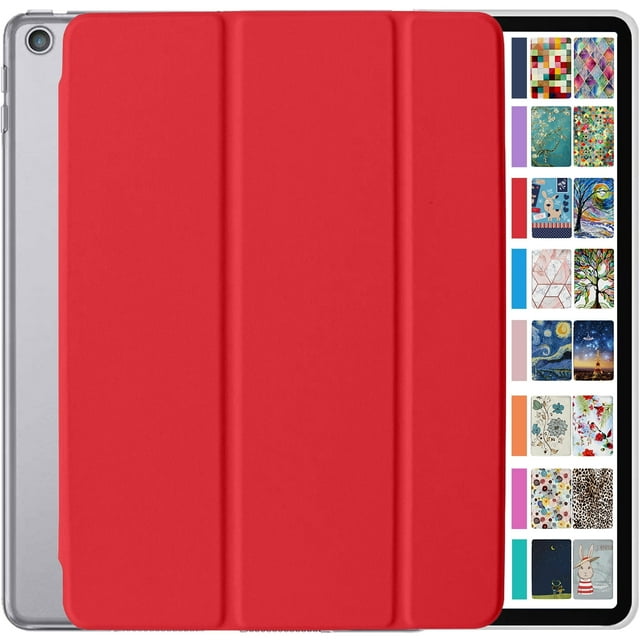 iPad 5th Generation 9.7" 2017 Case With Stand Feature A1822 A1823 MP2F2LL/A MP2G2LL/A MPGT2LL/A MPGW2LL/A MP2H2LL/A MP2J2LL/A MP242LL/A MP252LL/A MPGA2LL/A MPGC2LL/A MP2D2LL/A MP2E2LL/A Red