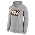 thumbnail image 2 of Women's Gray Miami Heat Alternate Logo Pullover Hoodie, 2 of 3