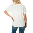 thumbnail image 2 of Women's Gameday Couture White UConn Huskies On Point Oversized T-Shirt, 2 of 2
