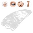 thumbnail image 3 of Tabla de masaje Guasha promueve la circulación sanguínea Tablero de cristal Guasha Diseño de borde redondeado de cristal blanco para el hogar para el cuello para el dormitorio ANGGREK Otros, 3 of 8
