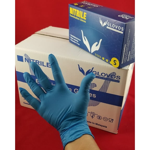 1,000 Nitrile Medical Examination Gloves Powder Free - Large Size