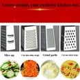 thumbnail image 2 of 1/ 2pcs Stainless Steel 4-Sided Box Grater for Kitchen, Multifunctional Thickened Cheese Vegetable Grater, Potato Shredder with Non-Slip Handle, Cheese Grater With Container Professional Box Grater, 2 of 9