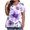Multicolor7, variant on Puyaiuu New Tops for Women Trendy Leisure V-Neck Short Sleeve Blouses & Shirts Print Lightweight T-Shirts Womens Plus Womens T-Shirts Plus Size