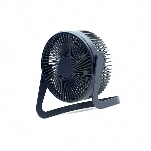 Ventilador de escritorio USB giratorio Naiovety para sala de estar dormitorio dispositivo de refrigeración por aire Negro