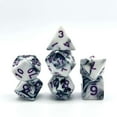 thumbnail image 1 of iju7gthy Bits Game Acrylic Beautiful 7 Piece Set Of Dice And Dungeon DND Two Color Dice Running Group Dice Set Game Dice Desktop rationB, 1 of 5