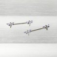 thumbnail image 5 of Body Candy 14G Womens Piercing Steel 2Pc Simply Style Dragonfly Purple Nipple Ring Set 5/8, 5 of 8