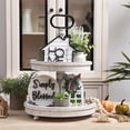 thumbnail image 2 of Kearding 4 unids/set tablero de PVC bandeja plana decoración portátil extraíble hogar estante ventana árbol escalonado decoración ornamento Kits de decoración para fiestas, 2 of 6