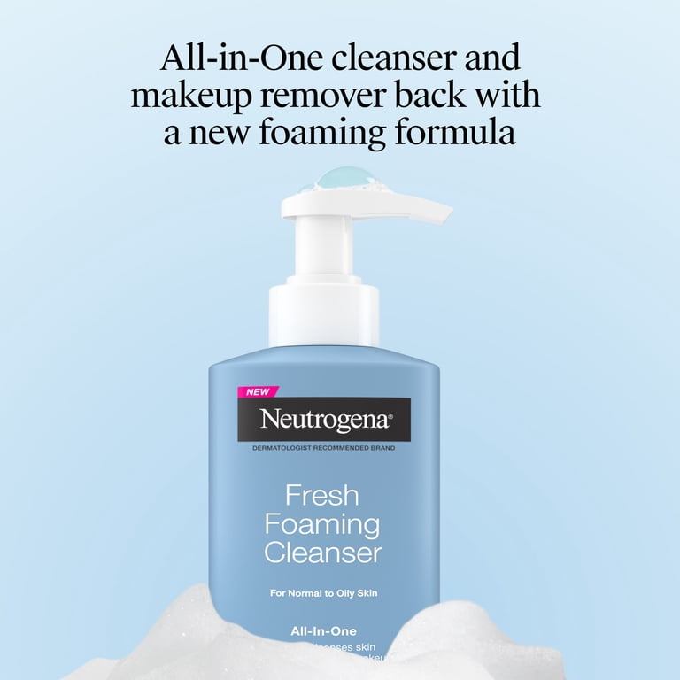 Neutrogena Fresh Foaming Facial Cleanser & Makeup Remover, 8.5 fl
