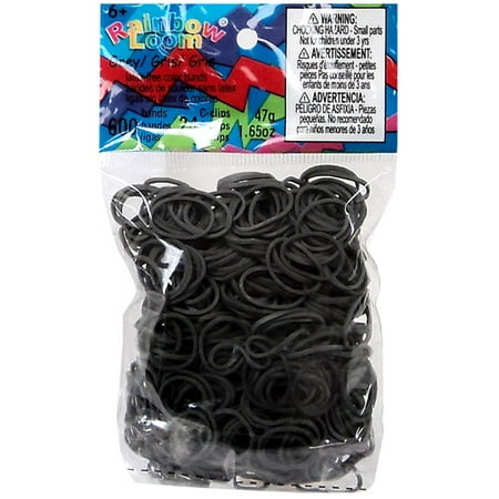 bands rubber loom rainbow gray refill ct pack