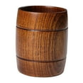 thumbnail image 5 of Esquirla Wooden Cup Teacup 330ml Handmade Japanese Simple Barrel Shaped Wooden Beer Mug for Milk Hot Drinks Coffee Juice for Men Women, 5 of 8