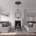 thumbnail image 5 of 40 5/8"OD x 1 3/4"P Milton Ceiling Medallion (Fits Canopies up to 7 7/8"), Hand-Painted Stone Hearth Crackle, 5 of 6