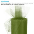 thumbnail image 3 of Tulle Rolls Fabric Spools 6" 25 Yards Olive Green for Decoration Wrapping Wedding DIY Crafts, 3 of 5