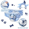 thumbnail image 4 of Pañal con parte trasera de tela estampada para adultos Littleforbig Little Blue, 4 of 6