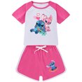 thumbnail image 1 of Stitch Children's Summer Short Sleeve Home Clothes Sports Suit, 1 of 2
