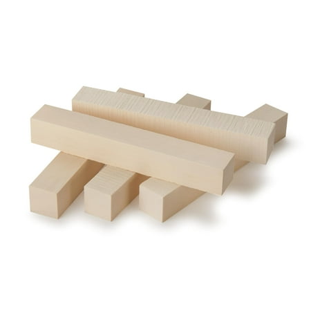 Woodcraft American Holly Wood Pen Blank - 3/4" X 3/4" X 5" 5-Piece