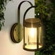 thumbnail image 1 of Farol solar para exteriores | Farol LED solar colgante inalámbrico con kit de montaje en pared | Luz de acero inoxidable resistente al agua IP44 para porche, jardín y valla, 1 of 5