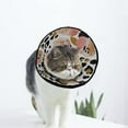 thumbnail image 1 of Collier de Récupération pour Chat Chien Léopard Fleurs Ajustable Cône de Chat Guérison après Chirurgie pour Chats et Chiots, 1 of 7