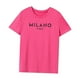 thumbnail image 3 of Camiseta para mujer verano casual cuello redondo camiseta para vacaciones viajes de vacaciones SG, 3 of 7