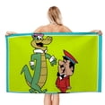 thumbnail image 1 of Wally Gator Toalla de playa de secado rápido con diseño temático, regalo para mujeres y niñas, ideal para cumpleaños, fans, amantes de la música, uso en la playa o al aire libre, 78 × 180 cm, 1 of 6