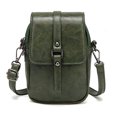 thumbnail image 1 of Bolso bandolera para teléfono móvil, bolso de mujer para colgar, bolso bandolera de piel vintage, verde, 1 of 4