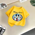 thumbnail image 3 of Marca Disney Family Summer Lively - Camiseta de algodón para niños, bonita camiseta de dibujos animados soleados para niño y niña, ropa informal de moda para niño, 3 of 4