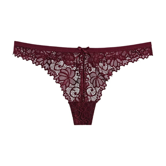 Velaura Cut Panties for Women Pack Vibrating Pantie's with Control Women's Briefs Women Panties Thongs Pack Cute Panties for Women Women 1 Piece Panties Floral Lace Bow Back Panty Transparent