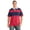 Navy Red Stripe, variant on Men's Big & Tall Short Sleeve Rugby