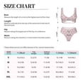 thumbnail image 4 of Kdxio Cute Rabbit Print Women's 2 Piece High Waisted Wrap Spaghetti Strap Summer Swimsuit Bikini Set-Large, 4 of 7