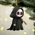 thumbnail image 1 of Adornos de Halloween para árbol de Navidad, adornos personalizados de fantasmas para Halloween, adornos colgantes de acrílico plano 2D para fiestas navideñas, decoración interior del hogar, para famil, 1 of 6