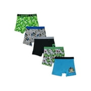 Minecraft Boys Boxer Briefs, 5 Pack, Sizes 6-8