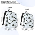 thumbnail image 4 of Daiia Sea Turtle Vintage Canvas Backpack for Men and Women ,Hiking Backpack,Travel Laptop Bag for School,Large Capacity Backpack, 4 of 8