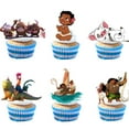thumbnail image 3 of 13 PCS Moana Birthday Party Supplies, Cake Decorations for Birthday Party Decorations Theme Birthday Party Supplies, 3 of 3