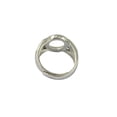 thumbnail image 2 of Anillo Ajustable de Latón Plateado 10mm Zulema, 2 of 5