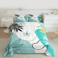 thumbnail image 2 of Homewish Vintage Aesthetic Flowers 2pcs Bedding Comforter Set for Female Men Teens,Minimalist Tree Leaves Twin Comforter Sets,Abstract Geometric Breathable Bedding Set,Breathable Home Decor, 2 of 8