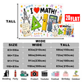 Math Theme Backdrop Math Classroom Backdrop Background Banner Party Decor - Walmart.com