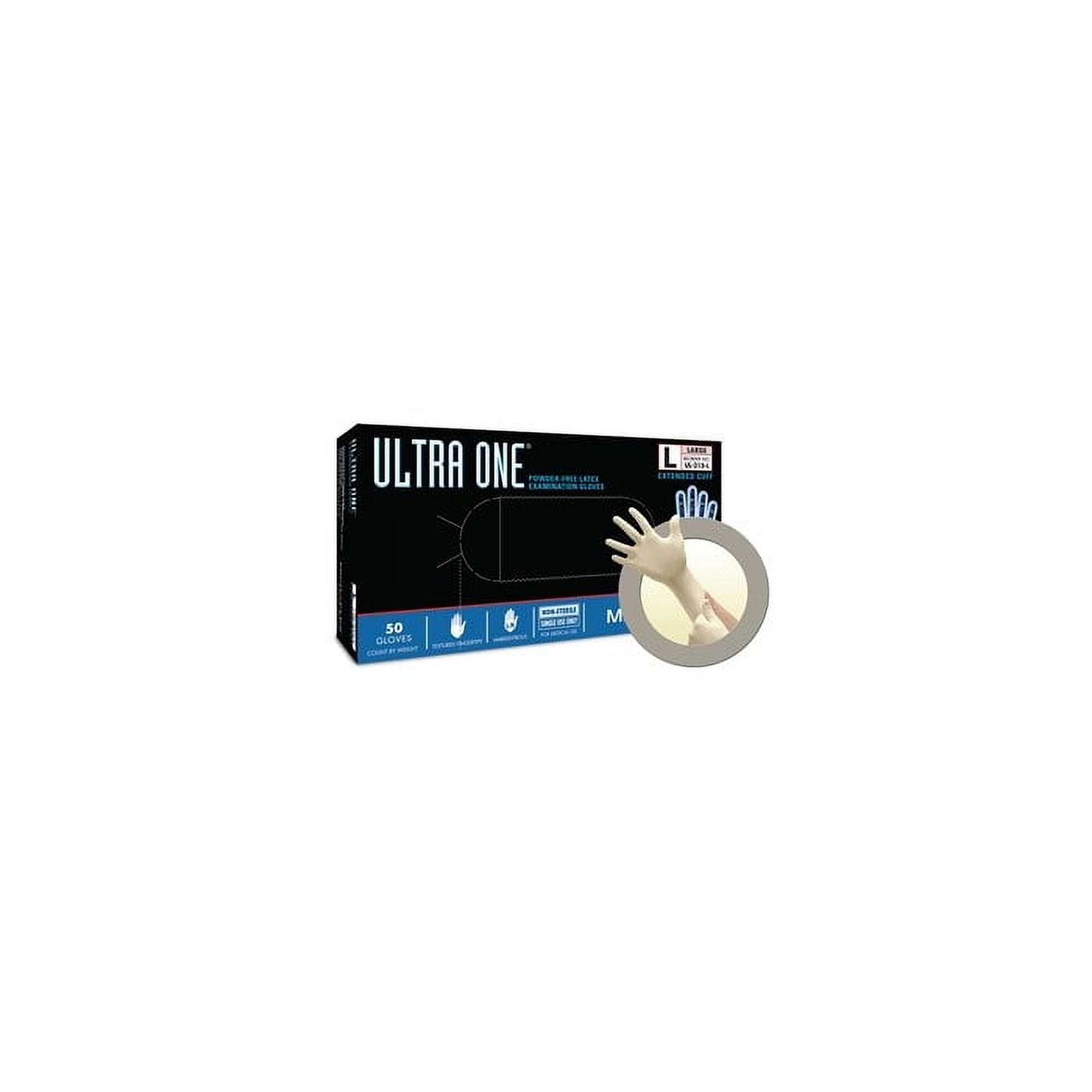 Microflex UL-315-S UL315-S General Purpose Disposable Exam Gloves, Small, Natural Rubber Latex, Natural