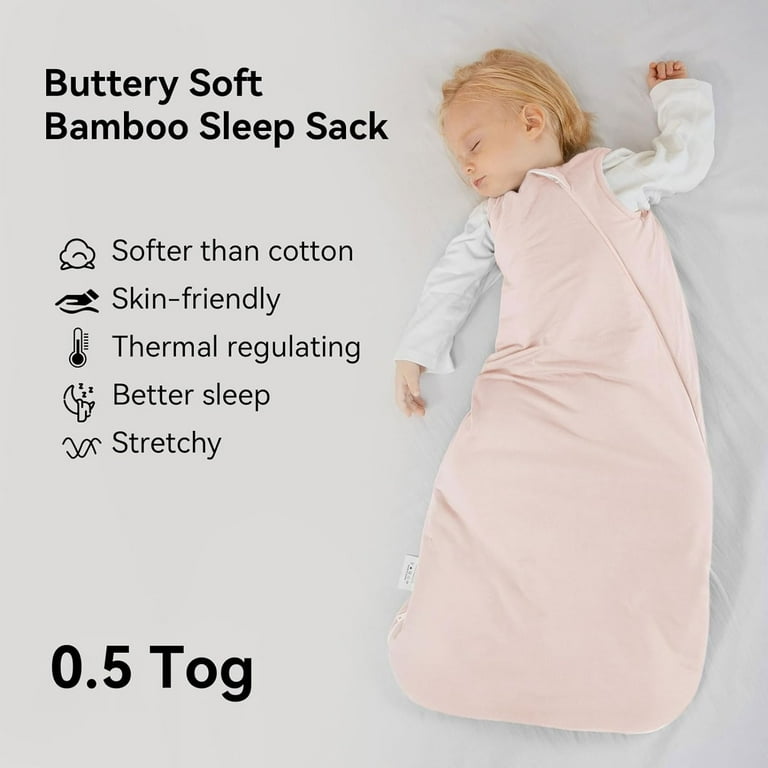 バッグ b.b bybaby'sbreath 1.5 TOG Sleeveless Baby Sleeping Bag with 2-Way Zip 0-18 Months