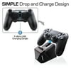 Nyko Charge Block Solo Charging Station for PlayStation 4 PS4 Controller, Black